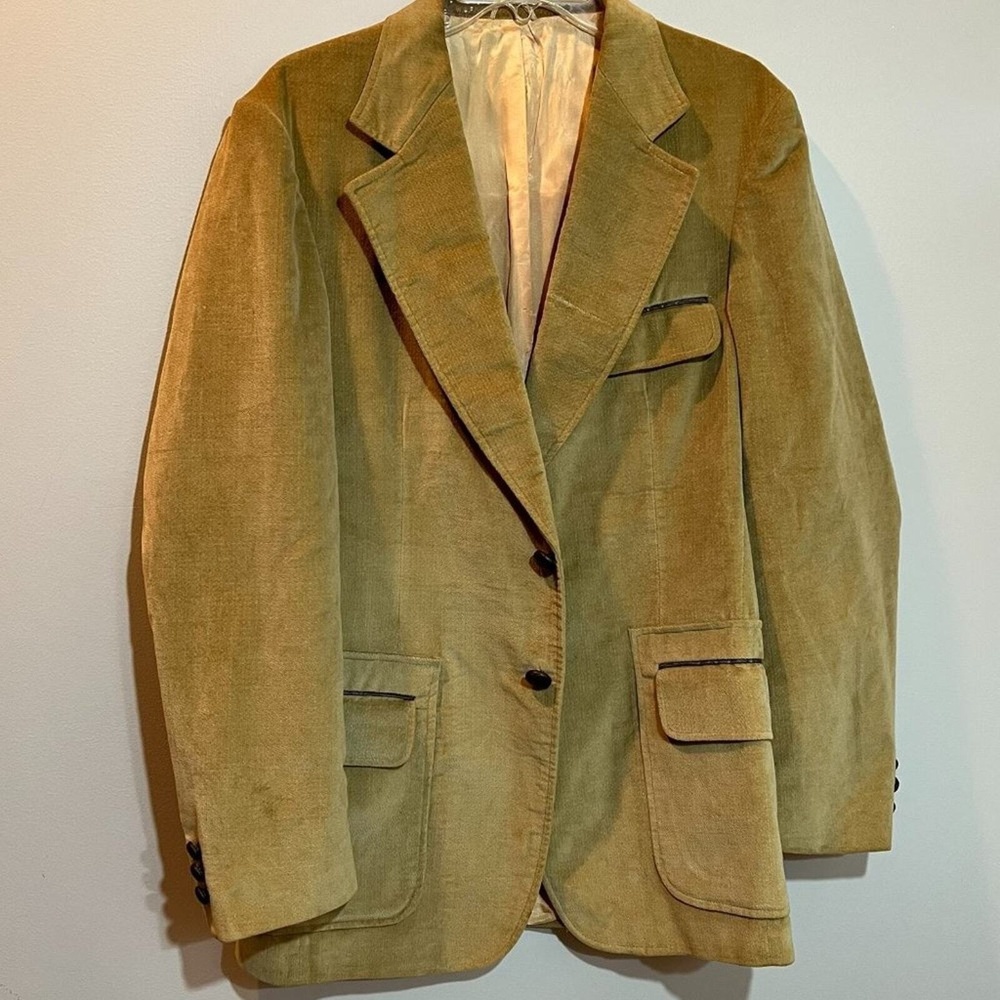 Vintage h.i.s Tan Corduroy Men’s Jacket‎ Approx Size 42 Regular
